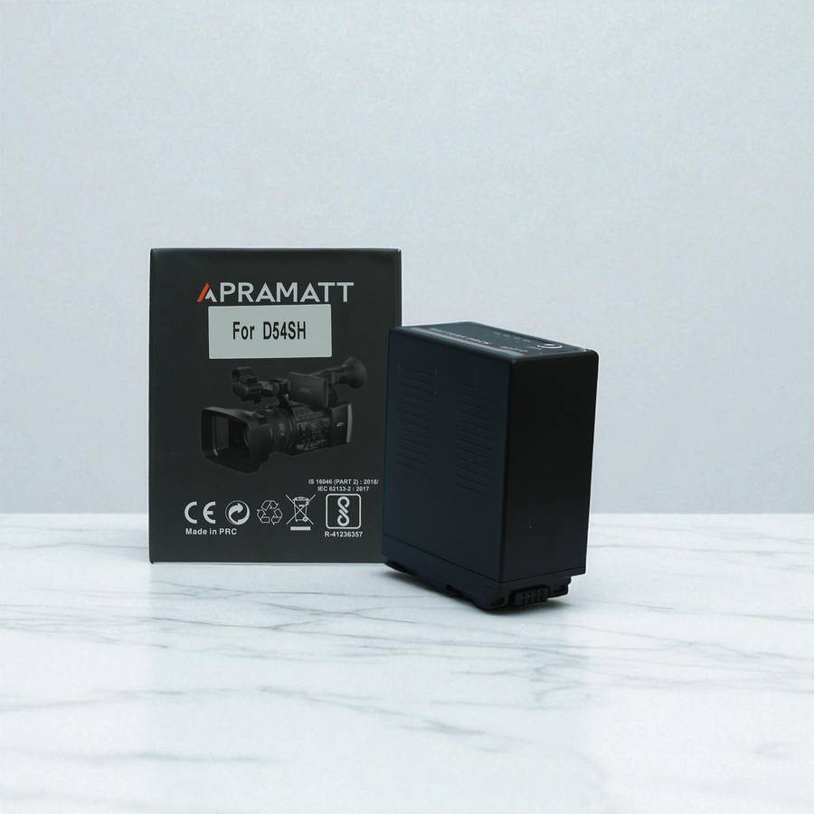 Apramatt D54S Gold Plus 25000mAh Panasonic Camcorder Battery Compatible with AG-HMC40, AG-HPX170, AG-HVX200