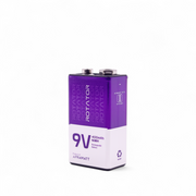 Rotator (9V400 1PL) Pack of 1, 9V Ni-Mh 400mAh Capacity Pre-Charged Rechargeable Battery