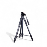 APRAMATT AP 899 Pro tripod with pan head and handle, legs spread