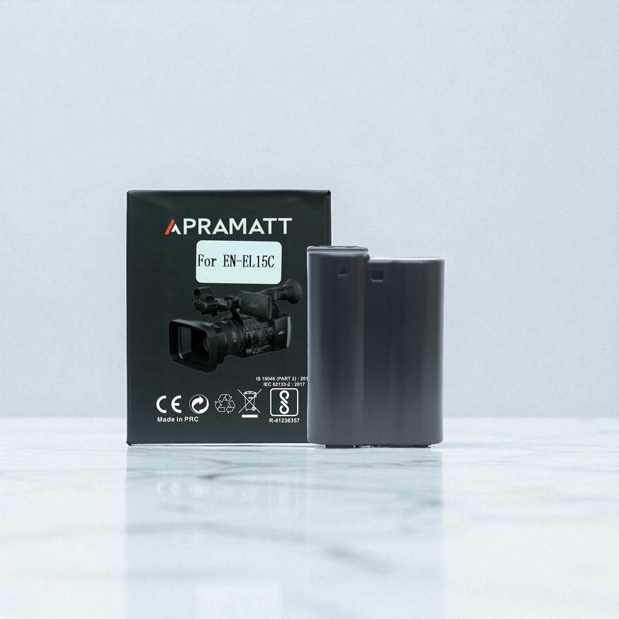 Apramatt DC EN-EL15C Gold Plus Nikon Camera Battery 12000mAh Compatible with Z5 Z6 Z6 II Z7 Z7 II Z8 Z9 D780 D850 D750 D7500 D800 D810