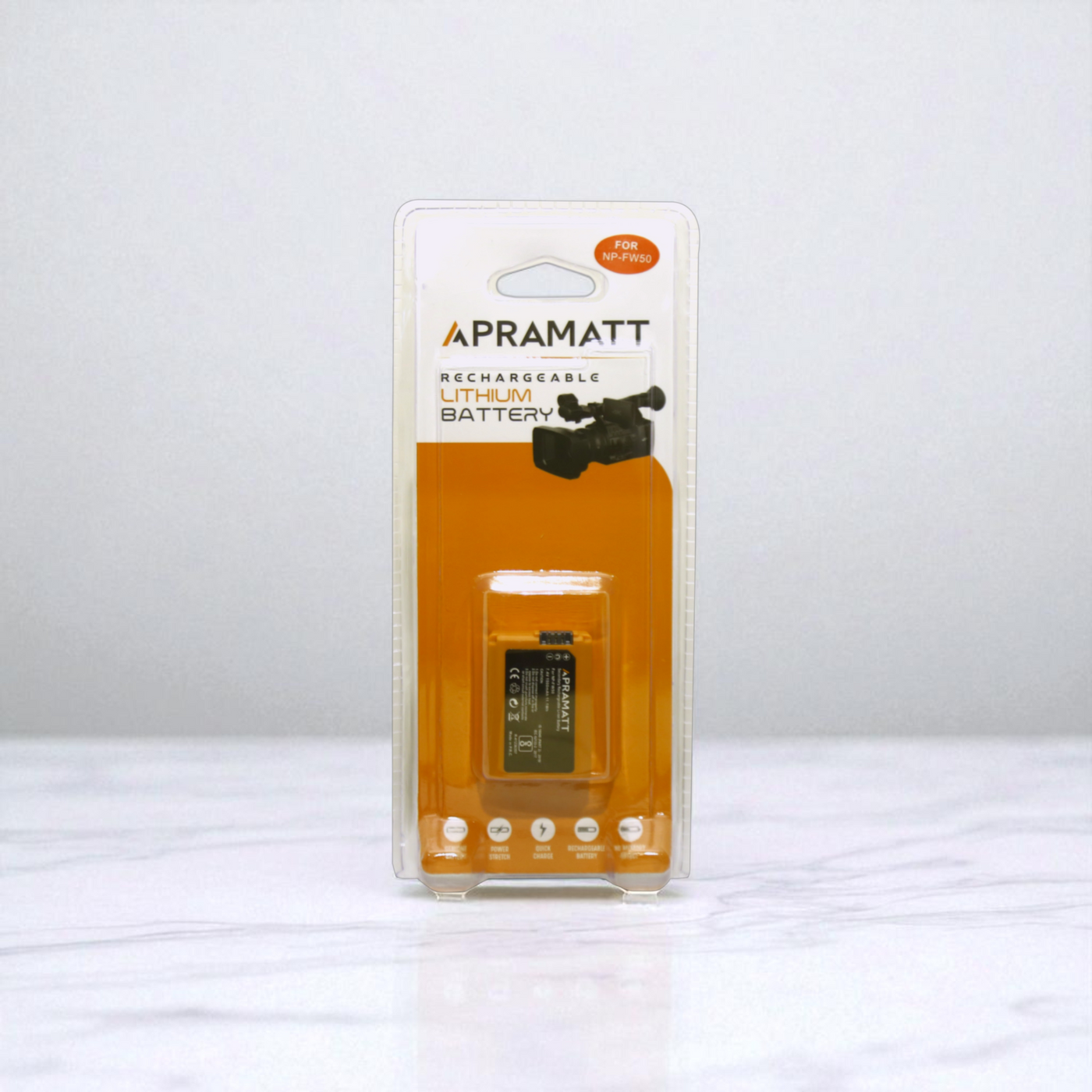 Apramatt NP-FW50 1500mAh Sony Camera Battery Compatible with A6000, A6100, A6300, A6400, A6500, A5100
