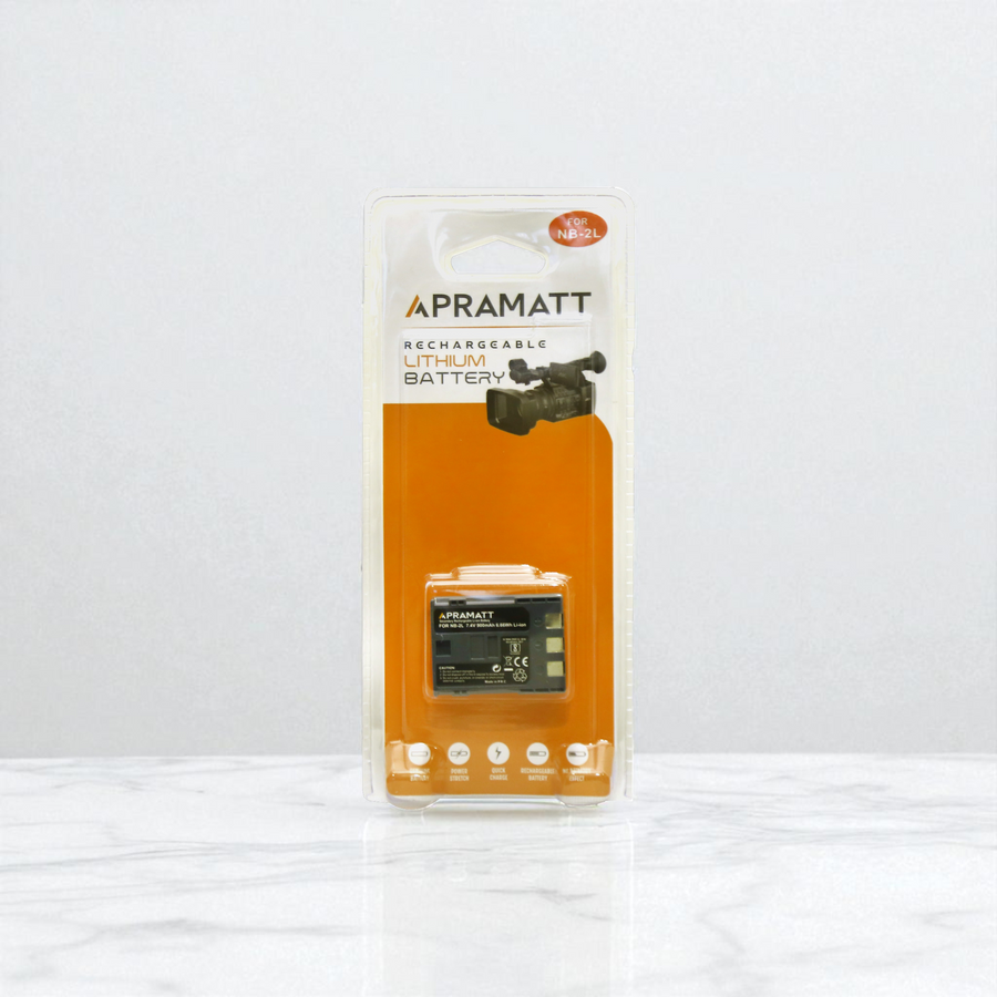 Apramatt DC NB-2L Canon Camera Battery 900mAh Compatible with EOS 350D 400D PowerShot G7 G9 S30 S40 S45 S50 S60 S70 S80