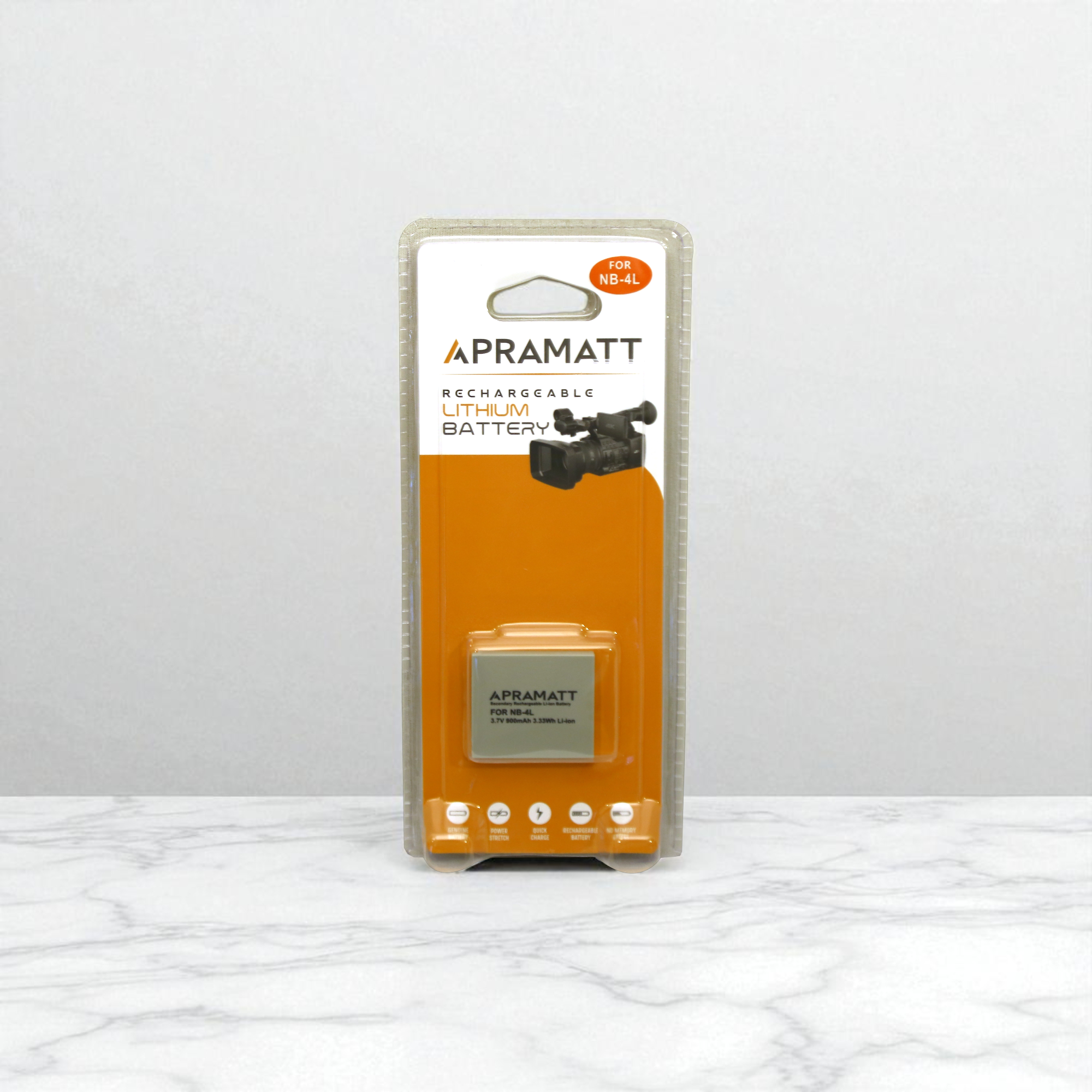 APRAMATT DC NB4L Canon Camera Battery (900 mAh) Compatible with Canon PowerShot SD30/40, SD200/300/400/430/450, SD600/630, SD750/780, SD940/960, SD1000/1100/1400, TX1, ELPH 100 300 310 331 VIXIA