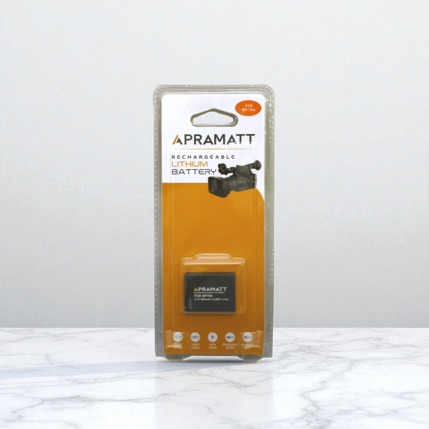Apramatt BP70A 900mAh Samsung Camera Battery Compatible with ST66, ST76, WB30F, DV150F, PL120, PL170