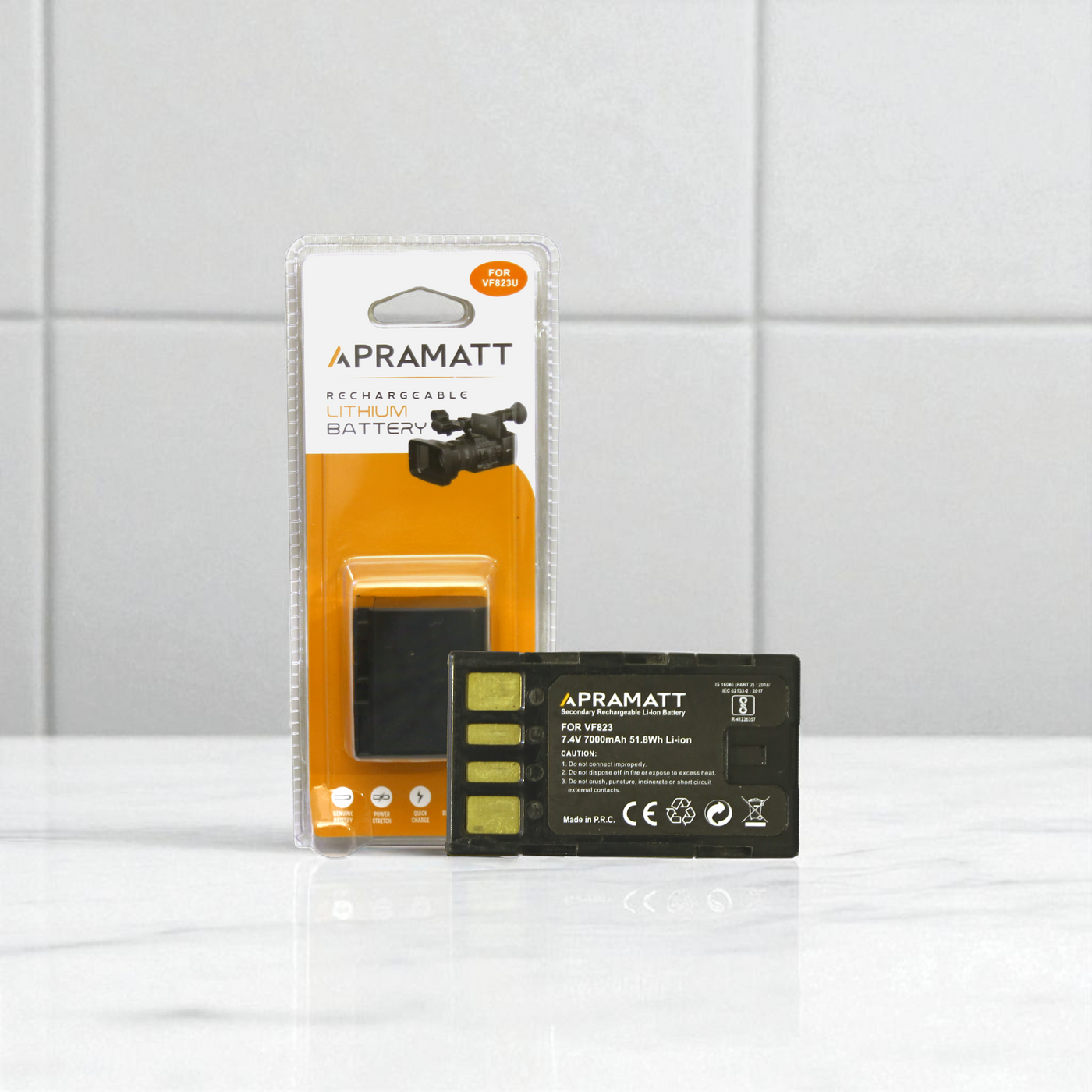 Apramatt DC VF-823 JVC Camcorder Battery 7000mAh Compatible with GR-D720 GZ-HD3 GZ-MG255 GZ-MG270 GZ-MG330 GZ-MG360 GZ-MG505 GZ-MG555