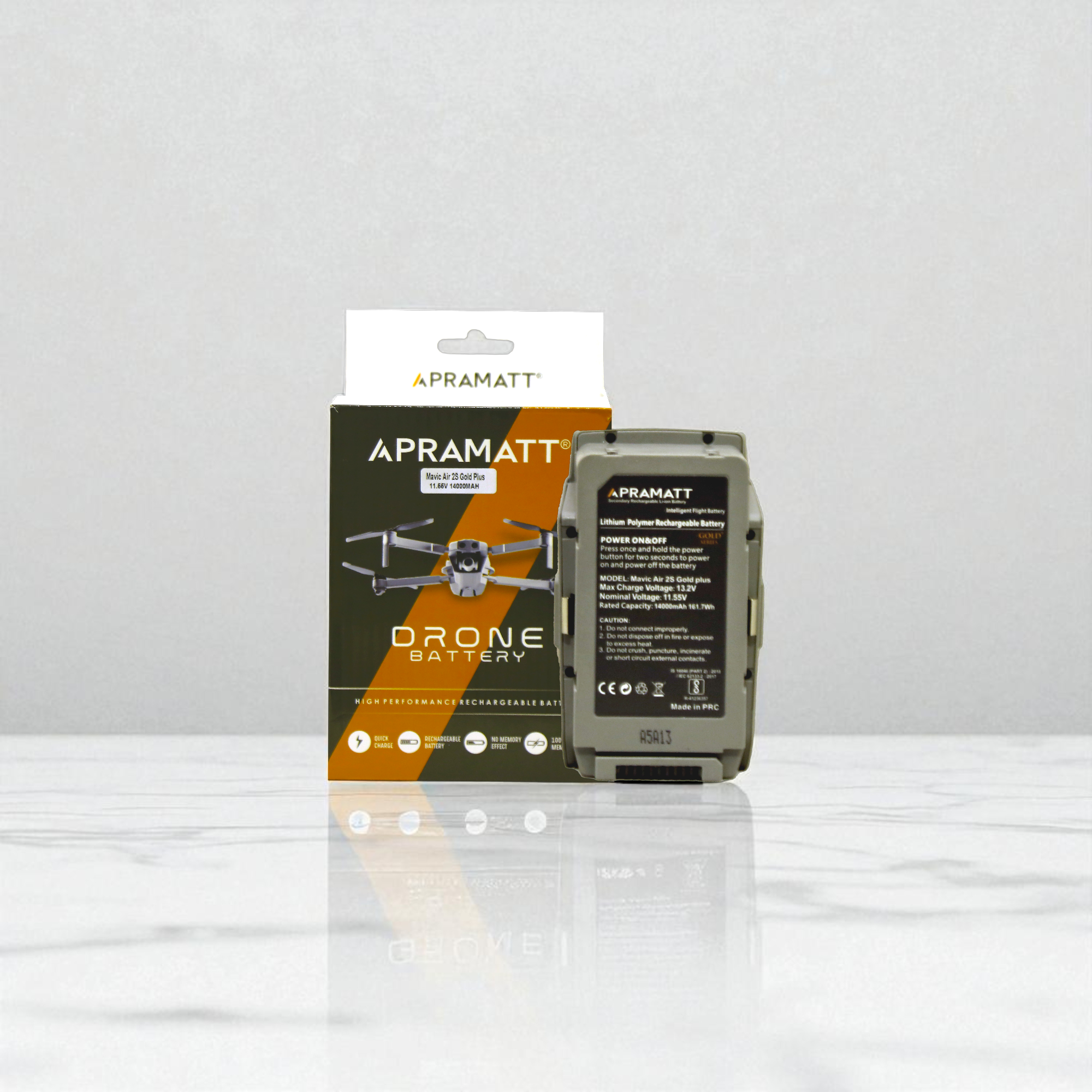 APRAMATT DJI Mavic Air 2S Drone Battery (14000 mAh)