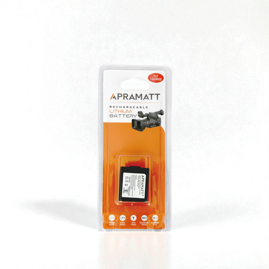 Apramatt CGA-S006E 1400mAh Panasonic Camera Battery Compatible with Lumix DMC-FZ7, FZ8, FZ18, FZ28, FZ35, FZ50