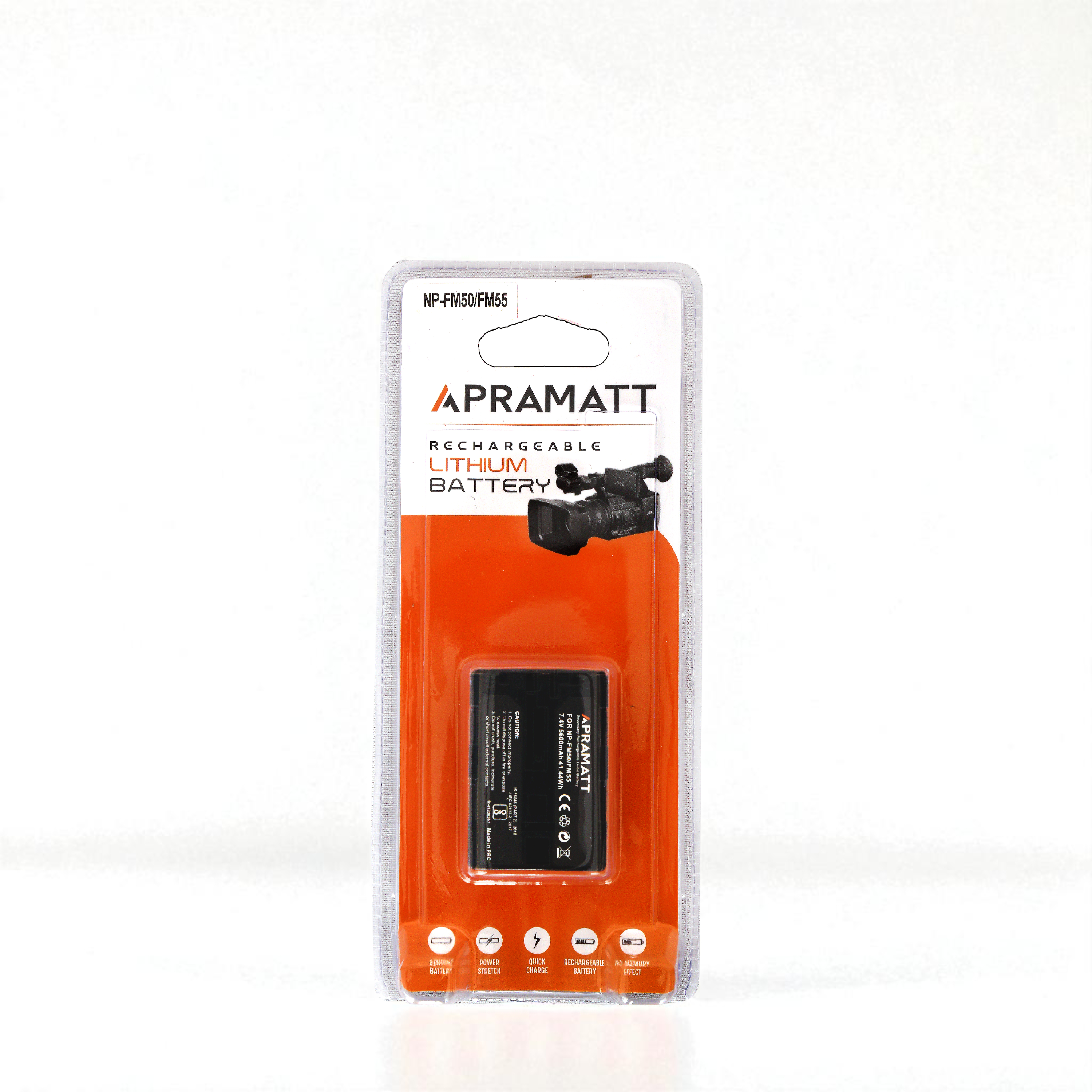 APRAMATT DC FM 50 Sony Camera Battery (5600 mAh) Compatible with Sony DSC-F707 /F717 /F828 /-S30 /-S50 /-S70 /-S75 /-S85 DSLR-A100 MVC-CD200 /250/400 /500
