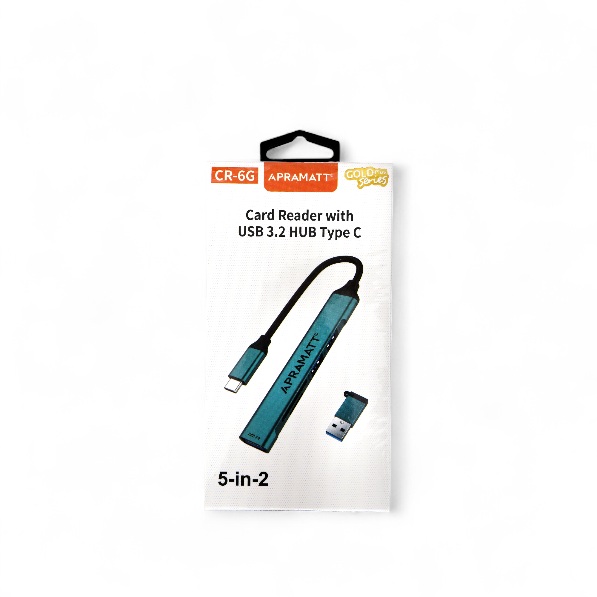 CR 6G + Adapter (5 in 1 USB C to USB3.0+USB2.0*2+SD+Micro SD)