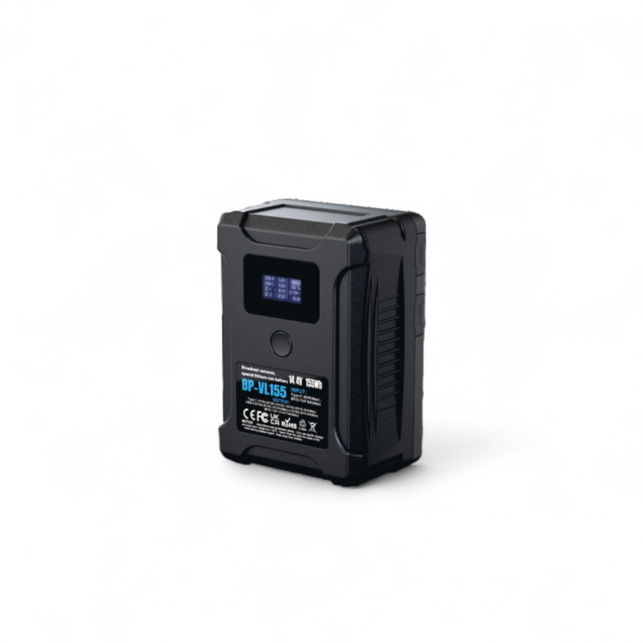 Apramatt BP-VL155 10500mAh V Mount Battery for Broadcast Cameras Video Lights Monitors