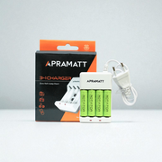 Rotator (BC 705W) 3-in-1 Charger for AA, AAA & 9V Ni-Mh Rechargeable Batteries