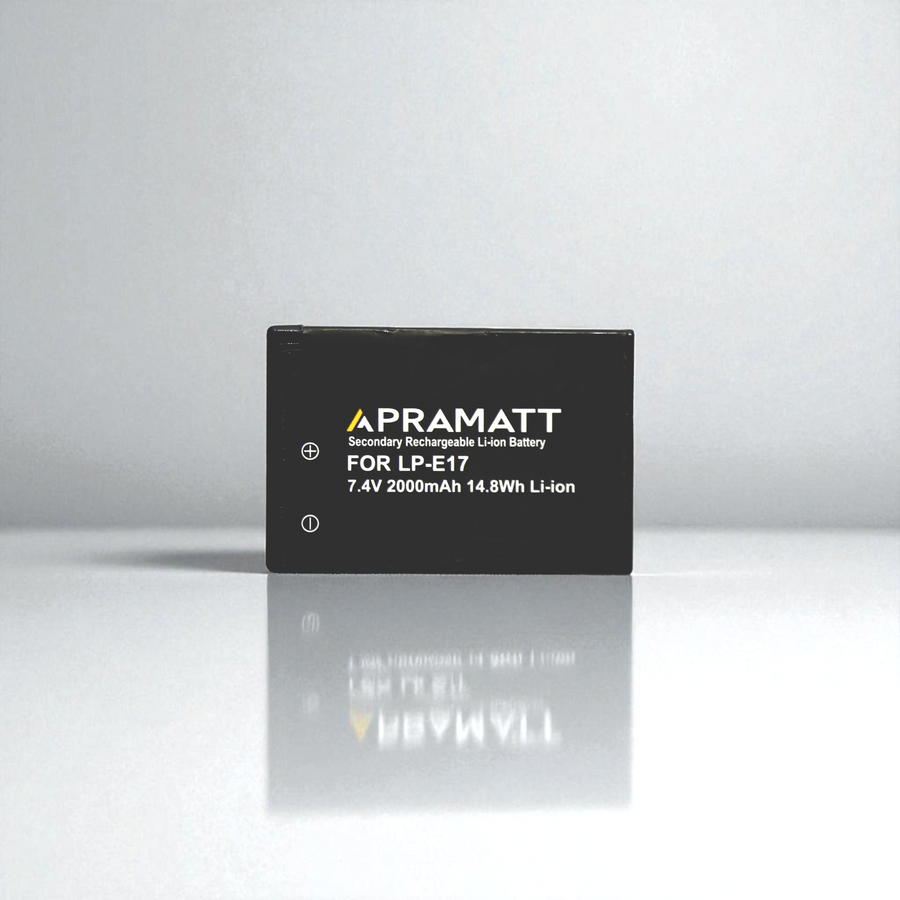 Apramatt DC LP-E17 Canon Camera Battery 2000mAh Compatible with EOS 200D 200D II 250D 750D 760D 800D 77D RP R8 R10 R50 R100 SL2 SL3 T6i T7i T8i