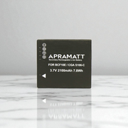 Apramatt BCF10E 2100mAh Panasonic Camera Battery Compatible with Lumix DMC-FX01, FX07, FX9, FX12, FS3, FS5
