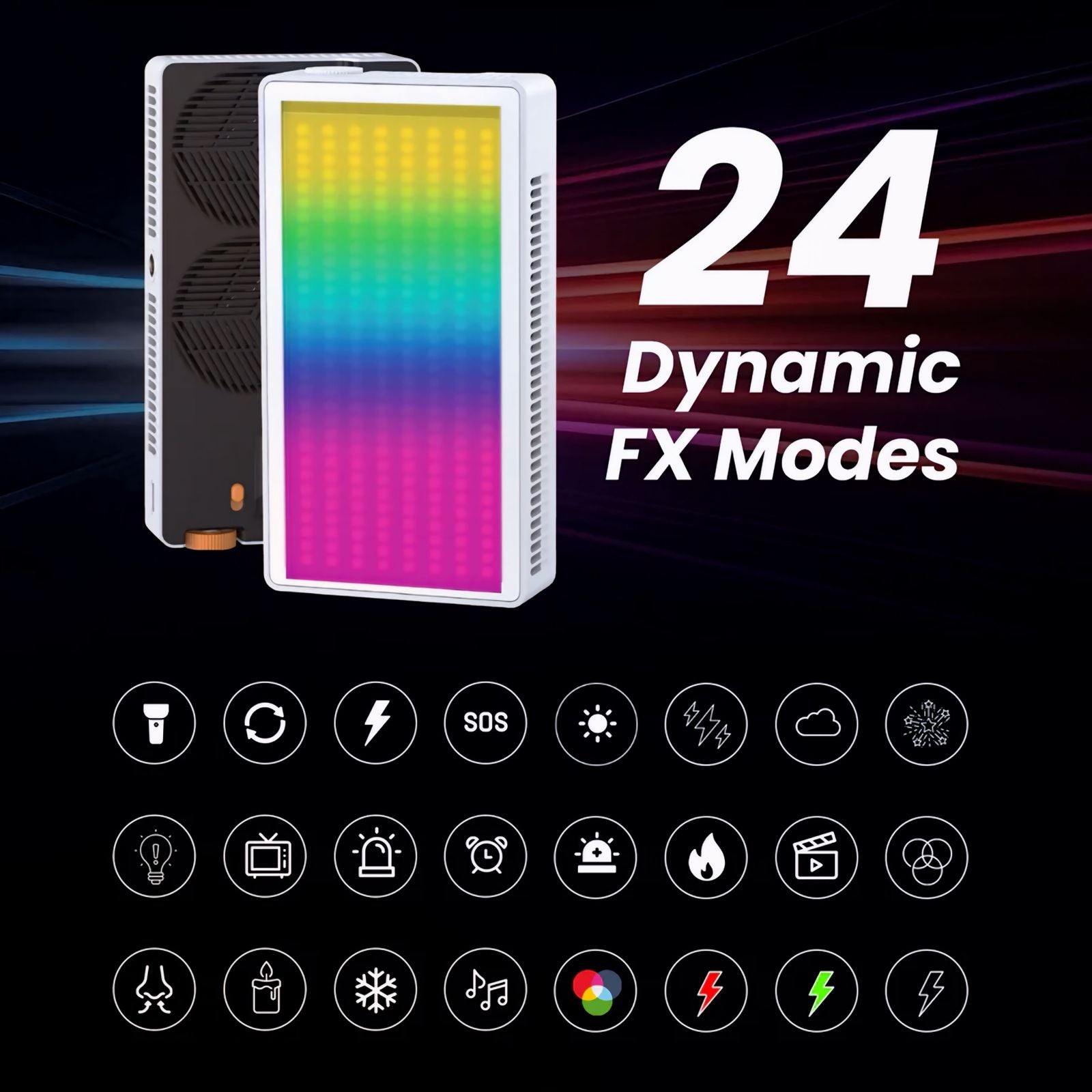 Lumens LA 60R 60W RGB Video Light