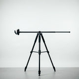 APRAMATT AP 550 Pro boom tripod with centre column extended horizontally for overhead shots