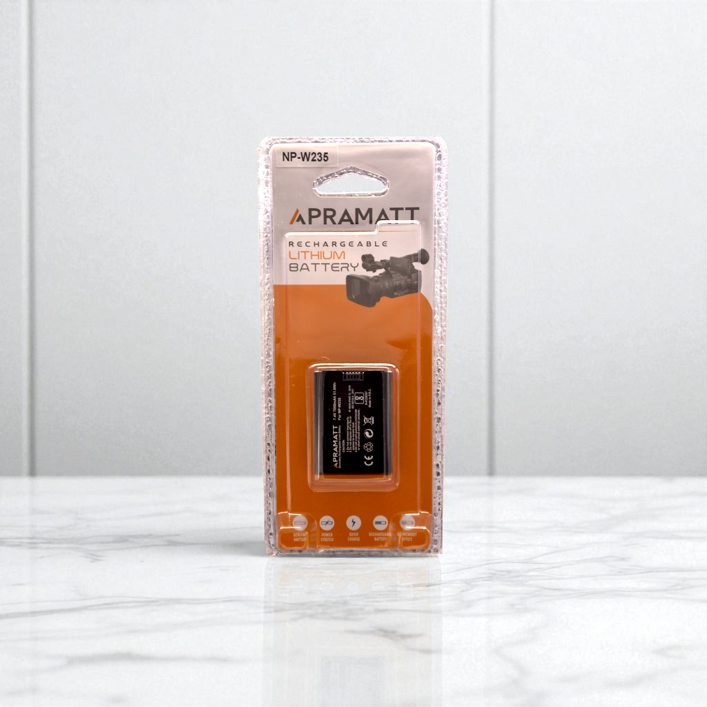 Apramatt DC NP-W235 Fujifilm Camera Battery 7000mAh Compatible with X-T4 X-T5 GFX 100S GFX 50S II VG-XT4