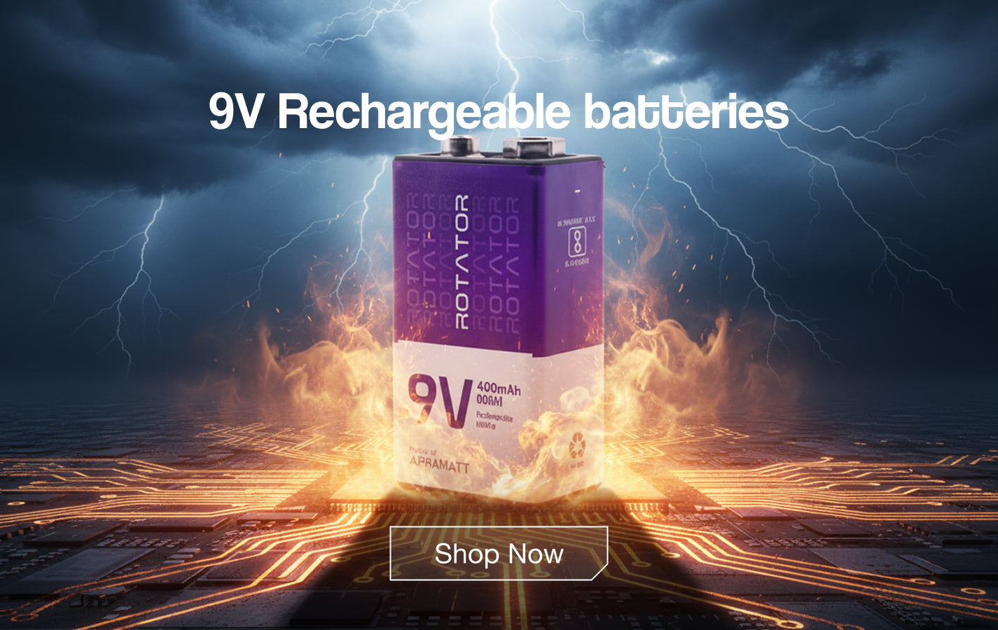 9V Rechargeable Batteries