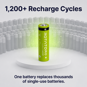 Rotator (AA1000 4PL) Pack of 4, AA Ni-Mh 1000mAh Capacity Pre-Charged Rechargeable Battery