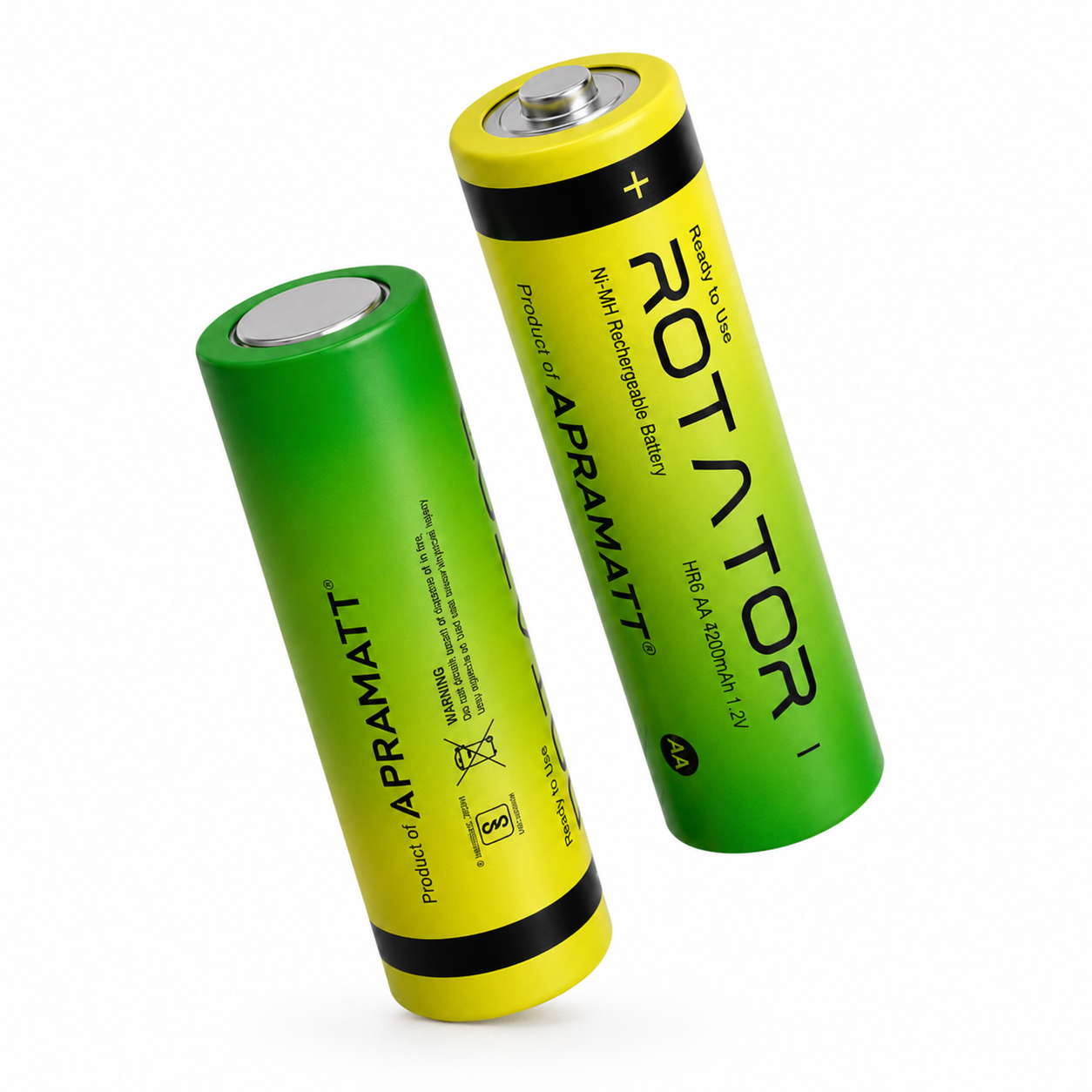 Rotator (AA4200 4PL) Pack of 4, AA Ni-Mh 4200mAh Capacity Pre-Charged Rechargeable Battery