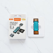 CR 7G (2 in 1 USB3.0 and USB-C 3.0 to SD and Micro SD)