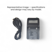 Apramatt Ultra Fast LCD Charger for Nikon EN-EL9/EN-EL9a Battery, Compatible with D40, D40X, D60, D3000, D5000