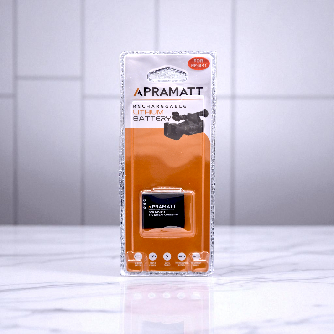 Apramatt NP-BK1 1200mAh Sony Camera Battery Compatible with DSC-S780, S950, S980, S2100, W180, W190