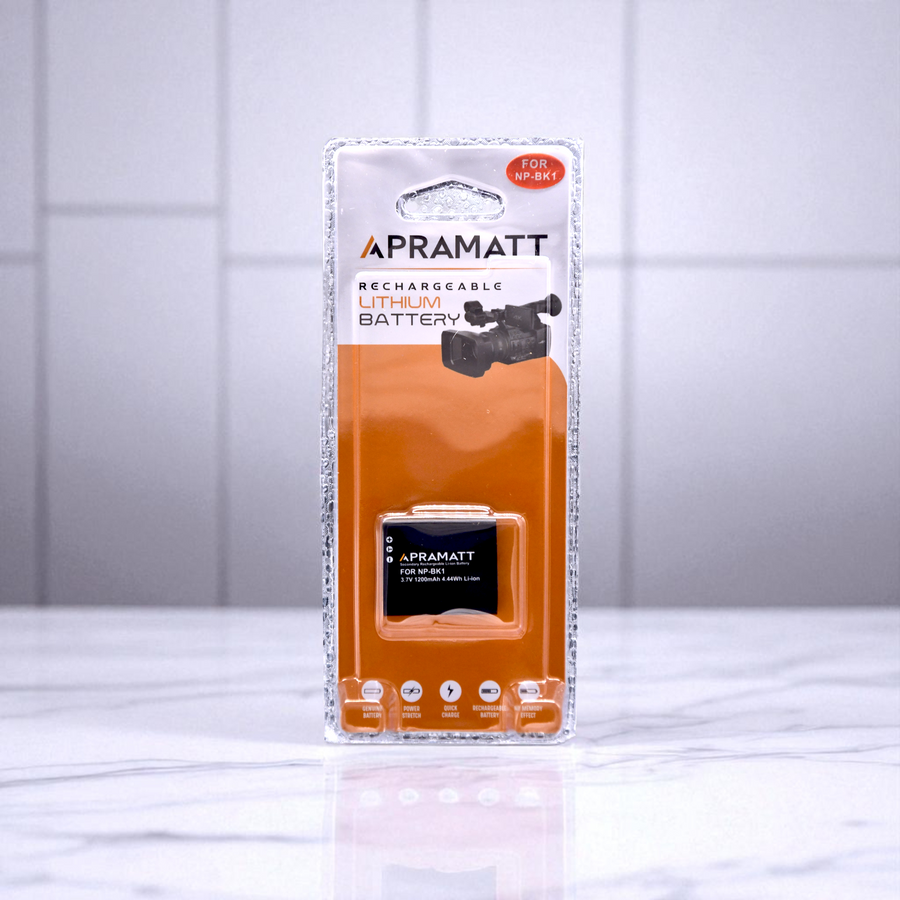 Apramatt NP-BK1 1200mAh Sony Camera Battery Compatible with DSC-S780, S950, S980, S2100, W180, W190