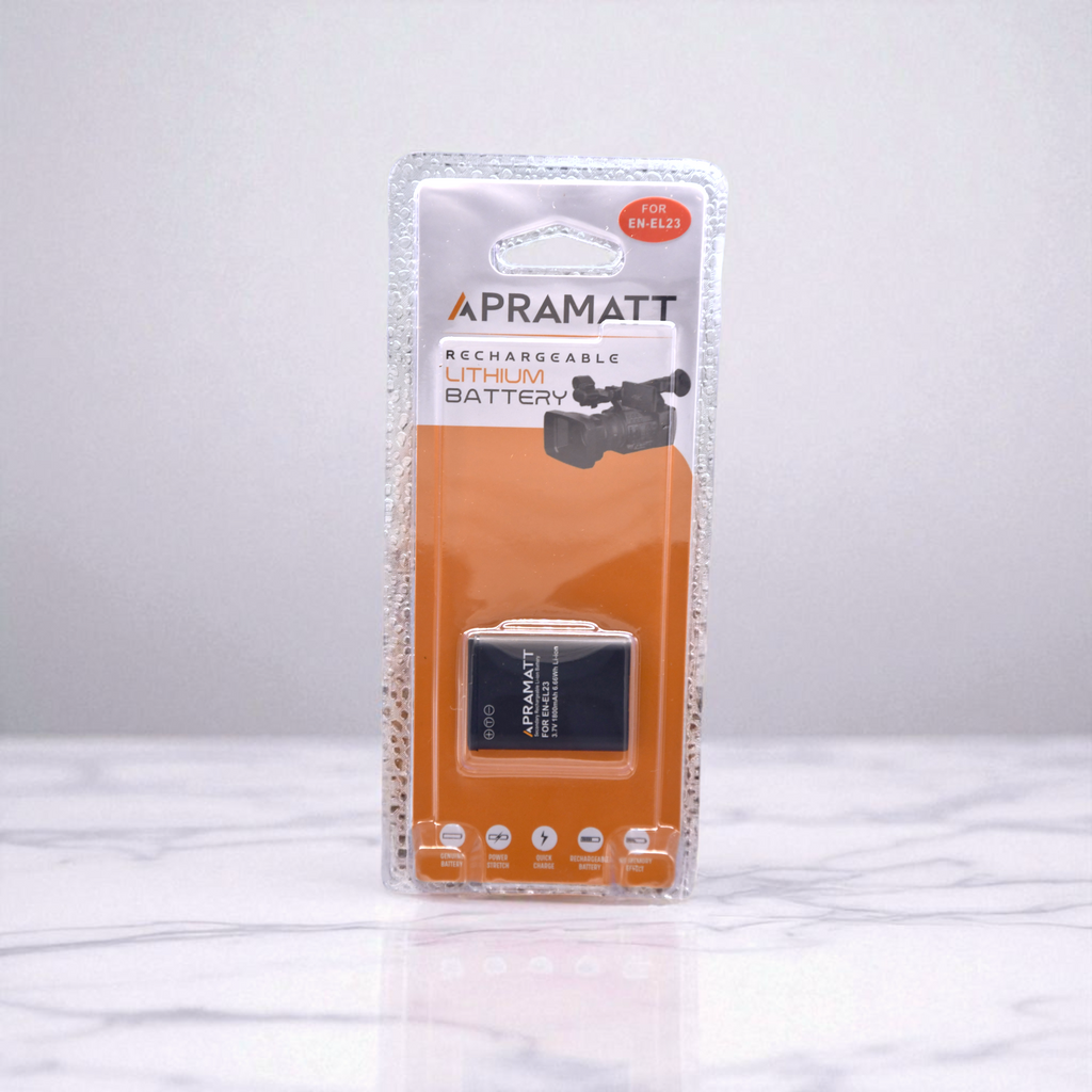 APRAMATT DC EL23 Nikon Camera Battery (1800 mAh) Compatible with Nikon Coolpix B700, P600, P610, P610s, P900, P900s, S810c