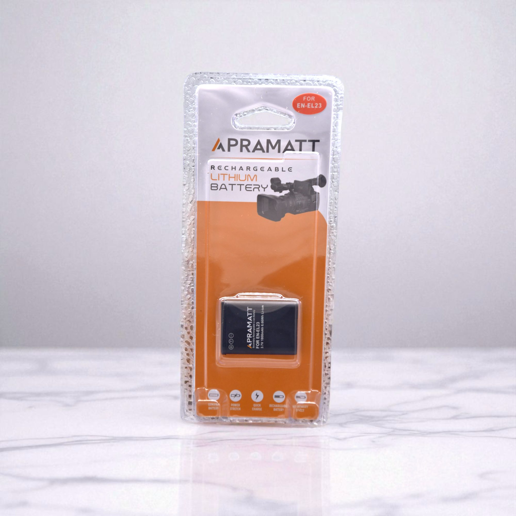 APRAMATT DC EL23 Nikon Camera Battery (1800 mAh) Compatible with Nikon Coolpix B700, P600, P610, P610s, P900, P900s, S810c