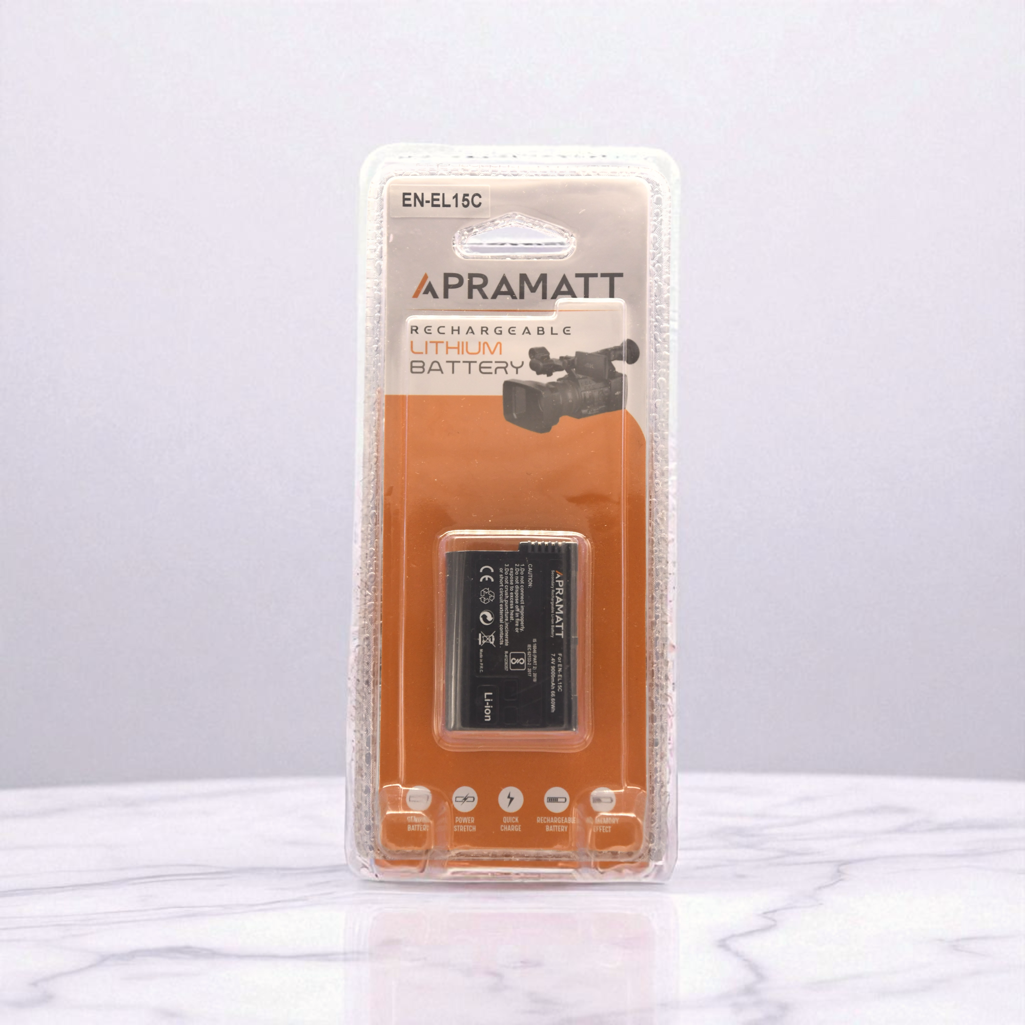 APRAMATT DC ENEL 15C Nikon Camera Battery (9000 mAh)