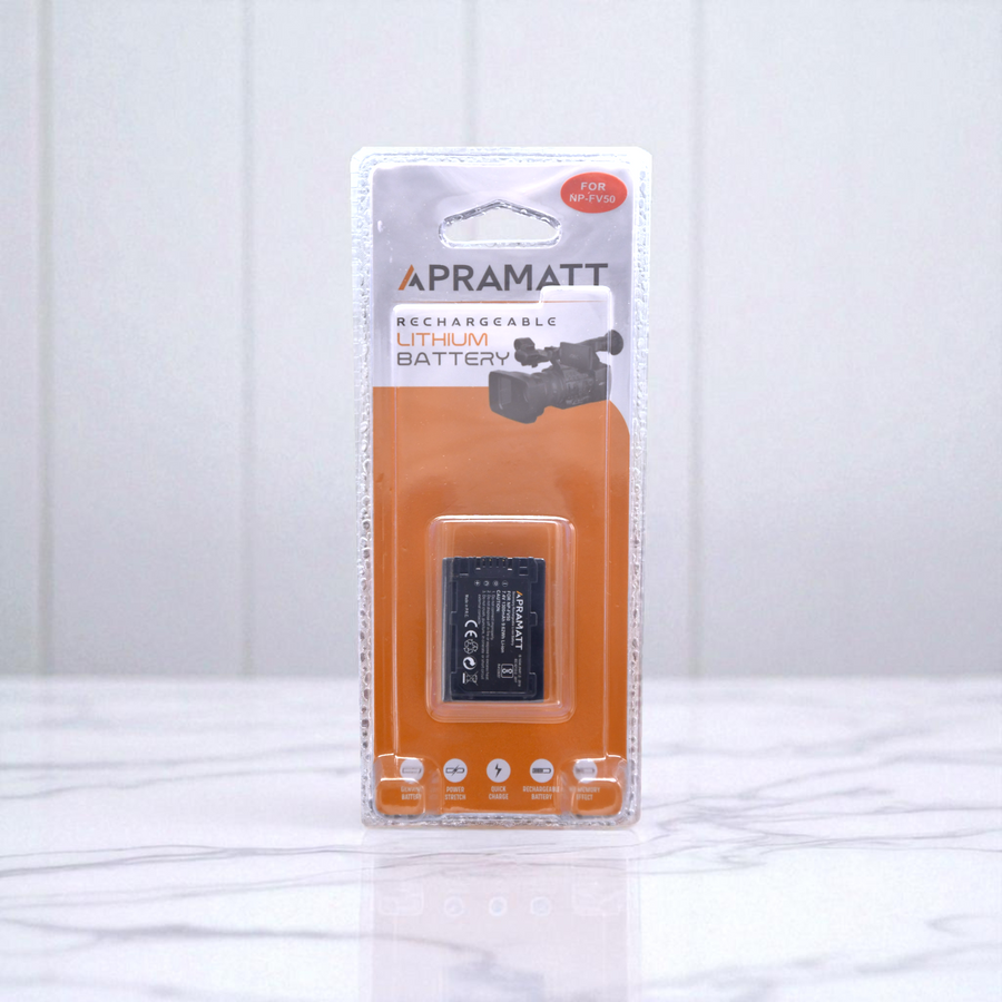 Apramatt NP-FV50 1300mAh Sony Camcorder Battery Compatible with DCR-TRV108, TRV118, TRV138, TRV258