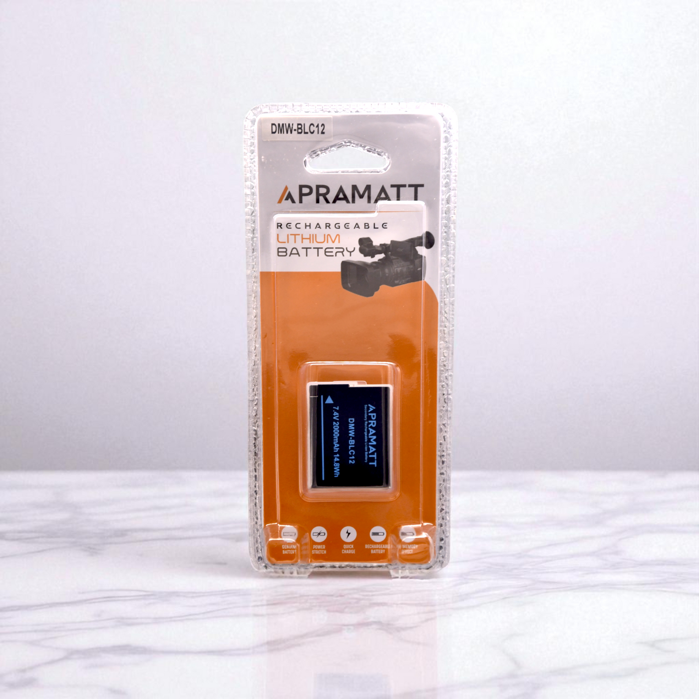 Apramatt BLC12 2000mAh Panasonic Camera Battery Compatible with Lumix DMC-GH2, G5, G6, G7, GX8, FZ200, FZ300