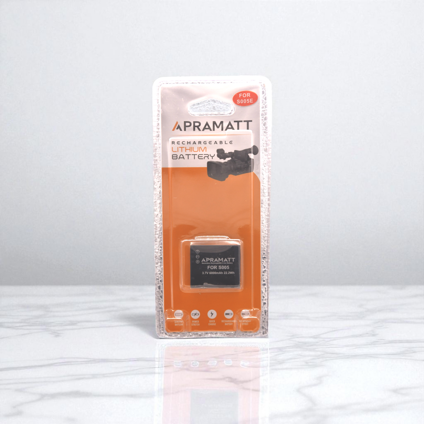 Apramatt CGA-S005E 6000mAh Panasonic Camera Battery Compatible with Lumix DMC-LX1, LX2, LX3, FX01, FX10, FX50