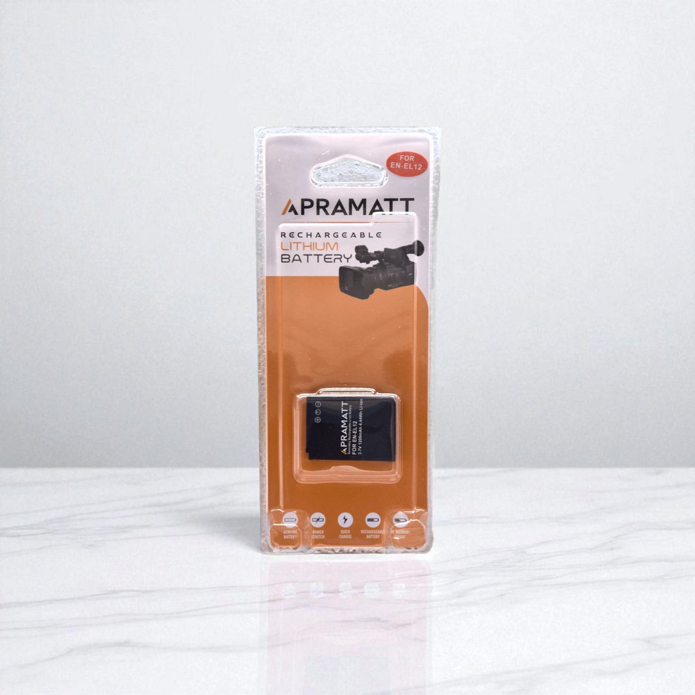 Apramatt DC EN-EL12 Nikon Camera Battery 1200mAh Compatible with Coolpix AW100 S9100 S9500 S9700 P310 P330 S8100 S8200 S6000 S6300