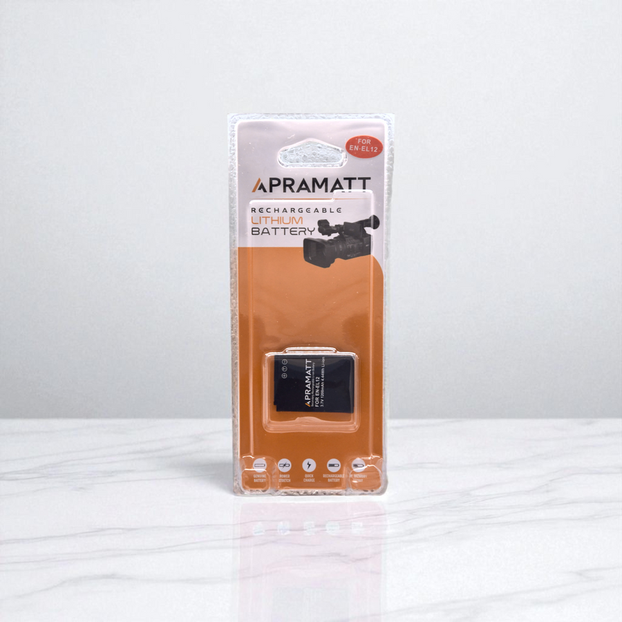 Apramatt DC EN-EL12 Nikon Camera Battery 1200mAh Compatible with Coolpix AW100 S9100 S9500 S9700 P310 P330 S8100 S8200 S6000 S6300