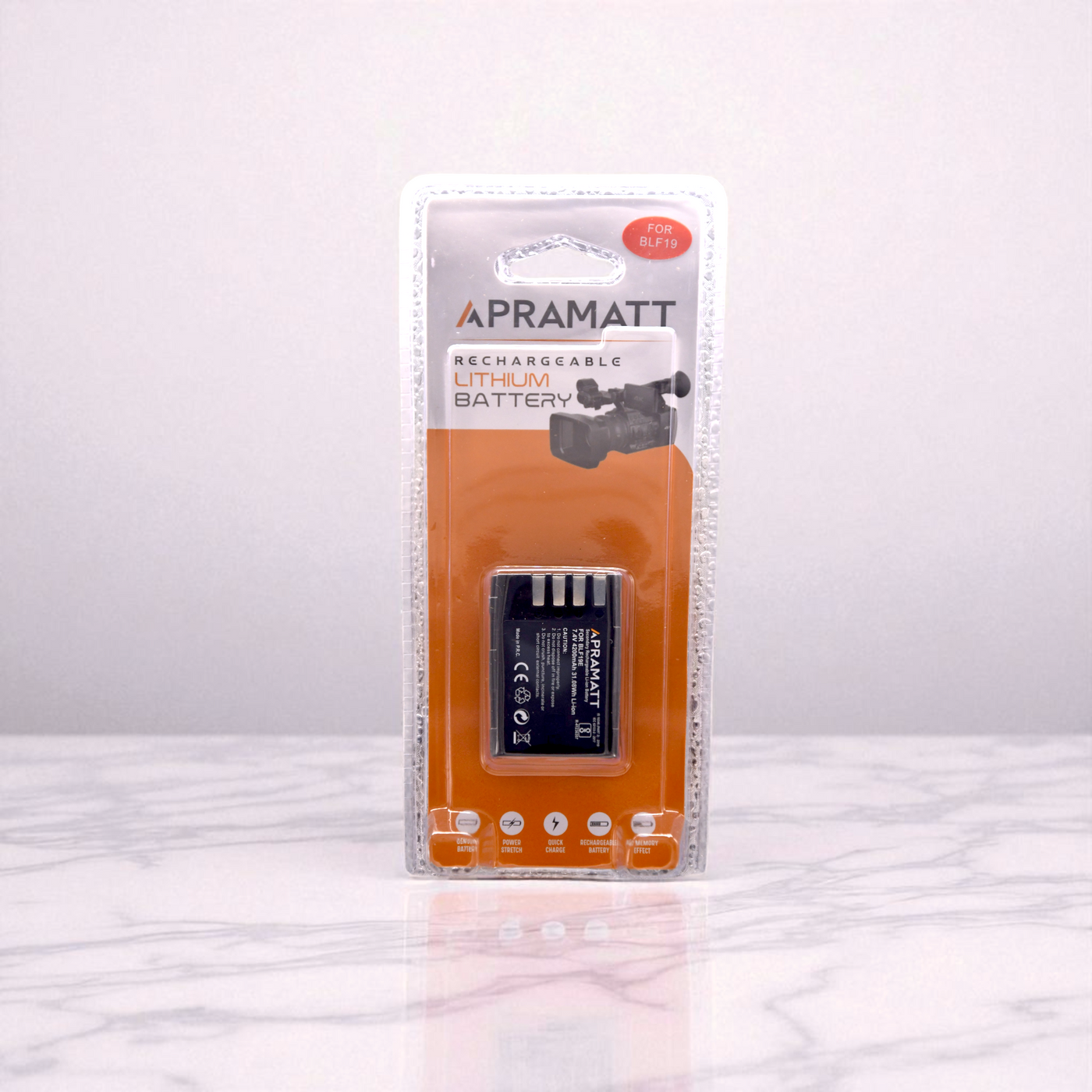 Apramatt BLF19 4200mAh Panasonic Camera Battery Compatible with Lumix DMC-GH3, GH4