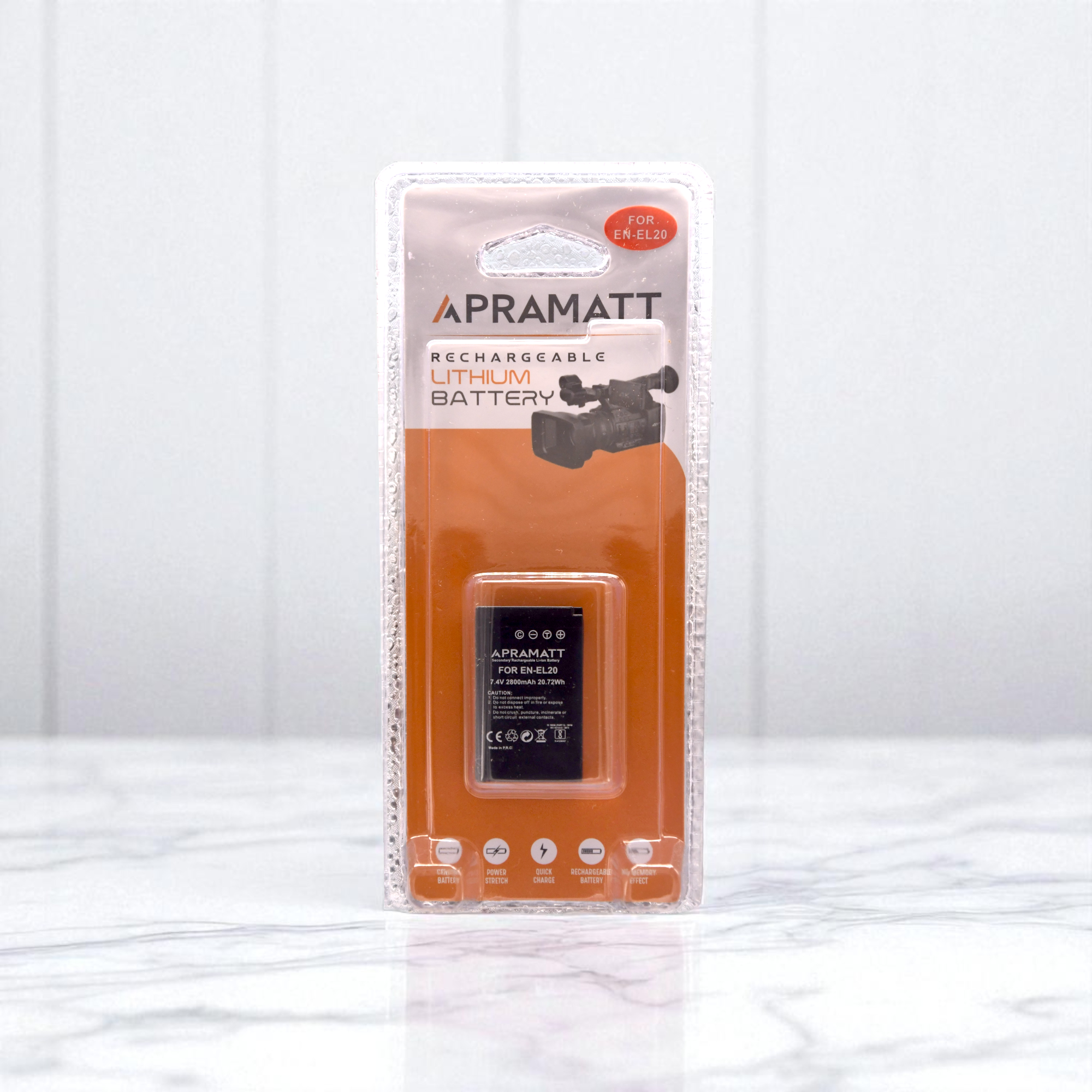 APRAMATT DC ENEL20 Nikon Camera Battery (2800 mAh)