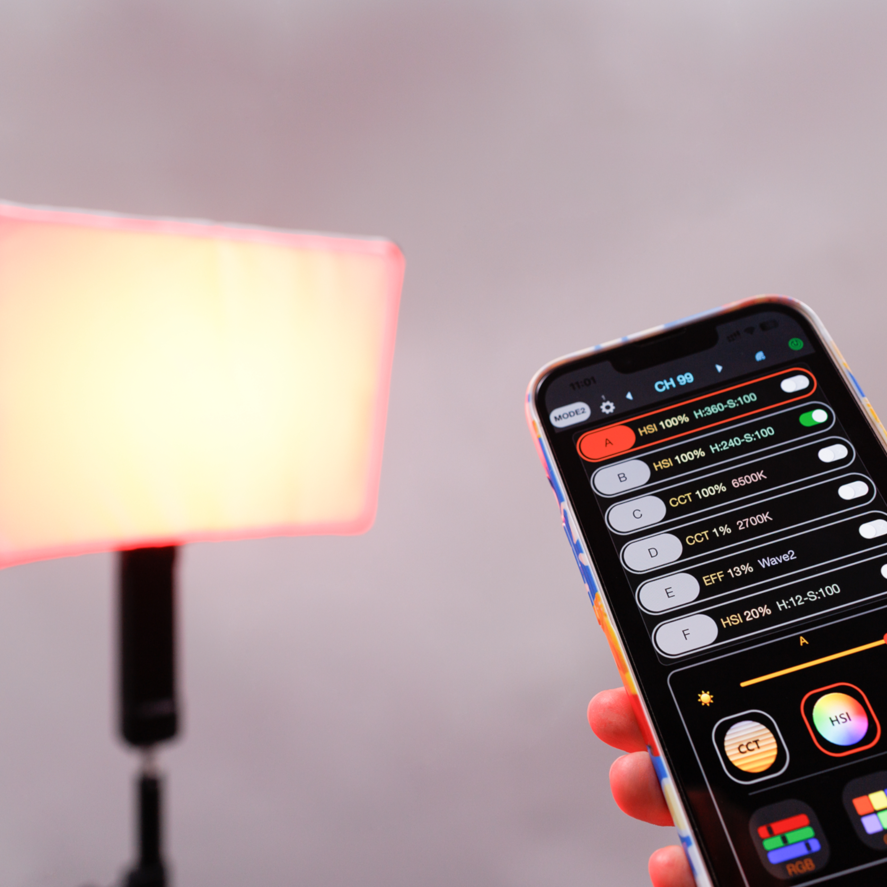 LA 100R 100W RGB light
