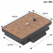 Quick Release Base Tripod Plate for hf 880 Tripod for Video Still Photography Shooting Purpose