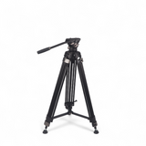 APRAMATT AP 7080 Pro video tripod with fluid head and pan handle, legs fully extended