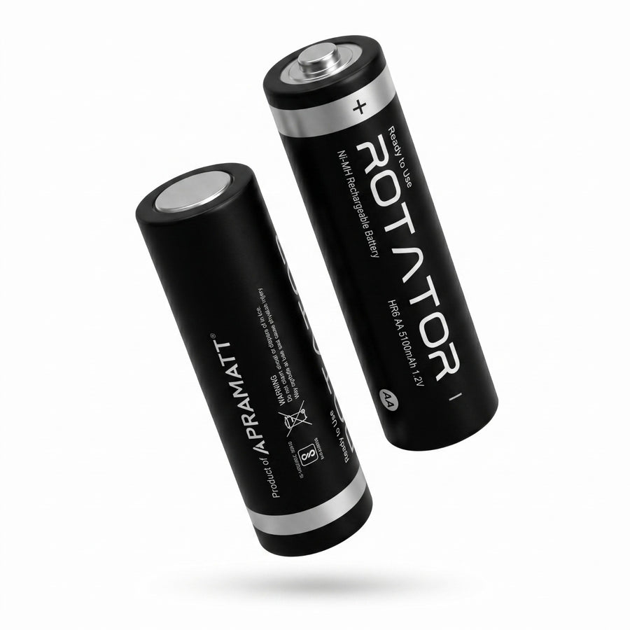 Rotator (AA5100 4PL) Pack of 4, AA Ni-Mh 5100mAh Capacity Pre-Charged Rechargeable Battery