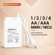 Apramatt BC 805 Rapid AA/AAA NiMH Rechargeable Battery Charger with LED Indicator