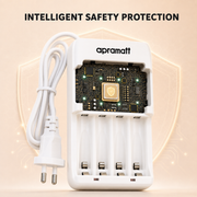 Apramatt BC 805 Rapid AA/AAA NiMH Rechargeable Battery Charger with LED Indicator