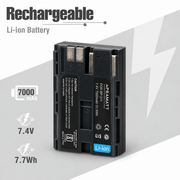 Apramatt BP-511 7000mAh Canon Camera Battery Compatible with EOS 5D 10D 20D 30D 40D 50D 300D D30 D60