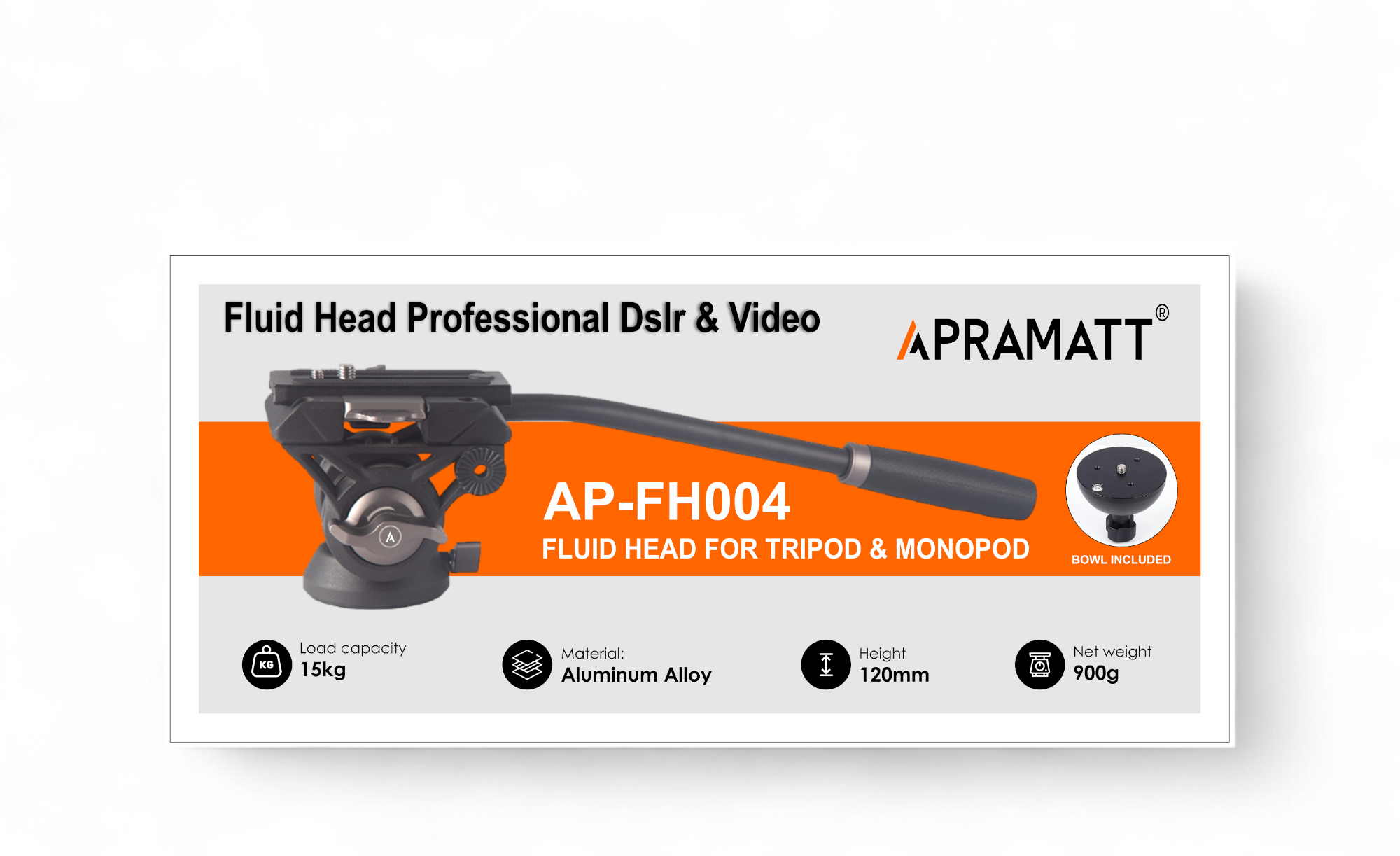 AP-FH004 (Fluid Video Head)