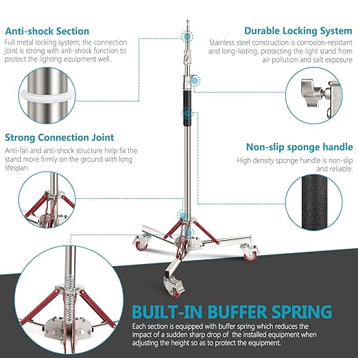 Steel Stand with Trolley