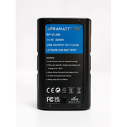 Apramatt BP-VL300 14000mAh V Mount Battery for Broadcast Cameras Video Lights Monitors
