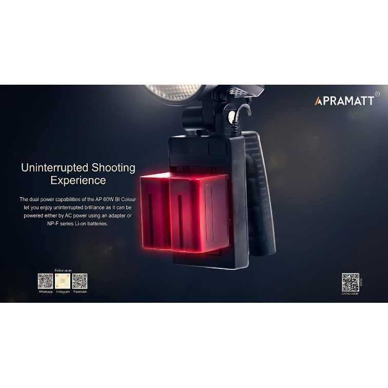 60W COB Light with Battery Handle kit