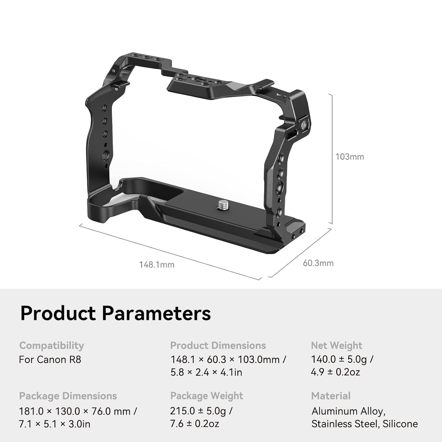 Camera Cage Canon R8