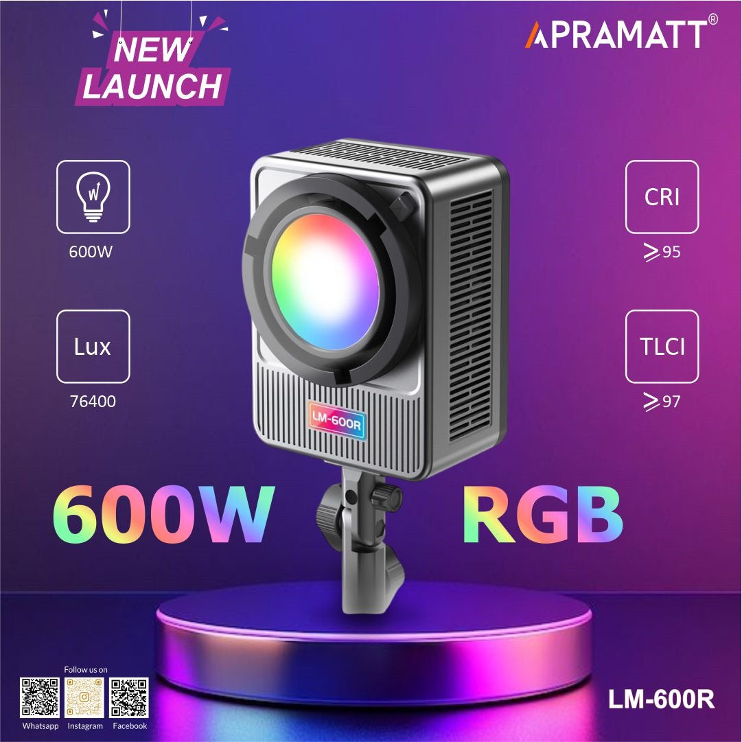 Lumens LM-600R 600W RGB COB Light New Launch